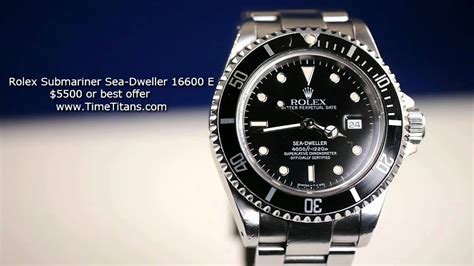 rolex submariner 16600.